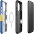 Sweden Flag Distressed iPhone 16 Plus Magsafe Impact Case
